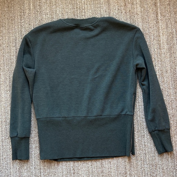 Varley Lowry Sweat Olive Marl Small - sweatshirt - Picture 7 of 12